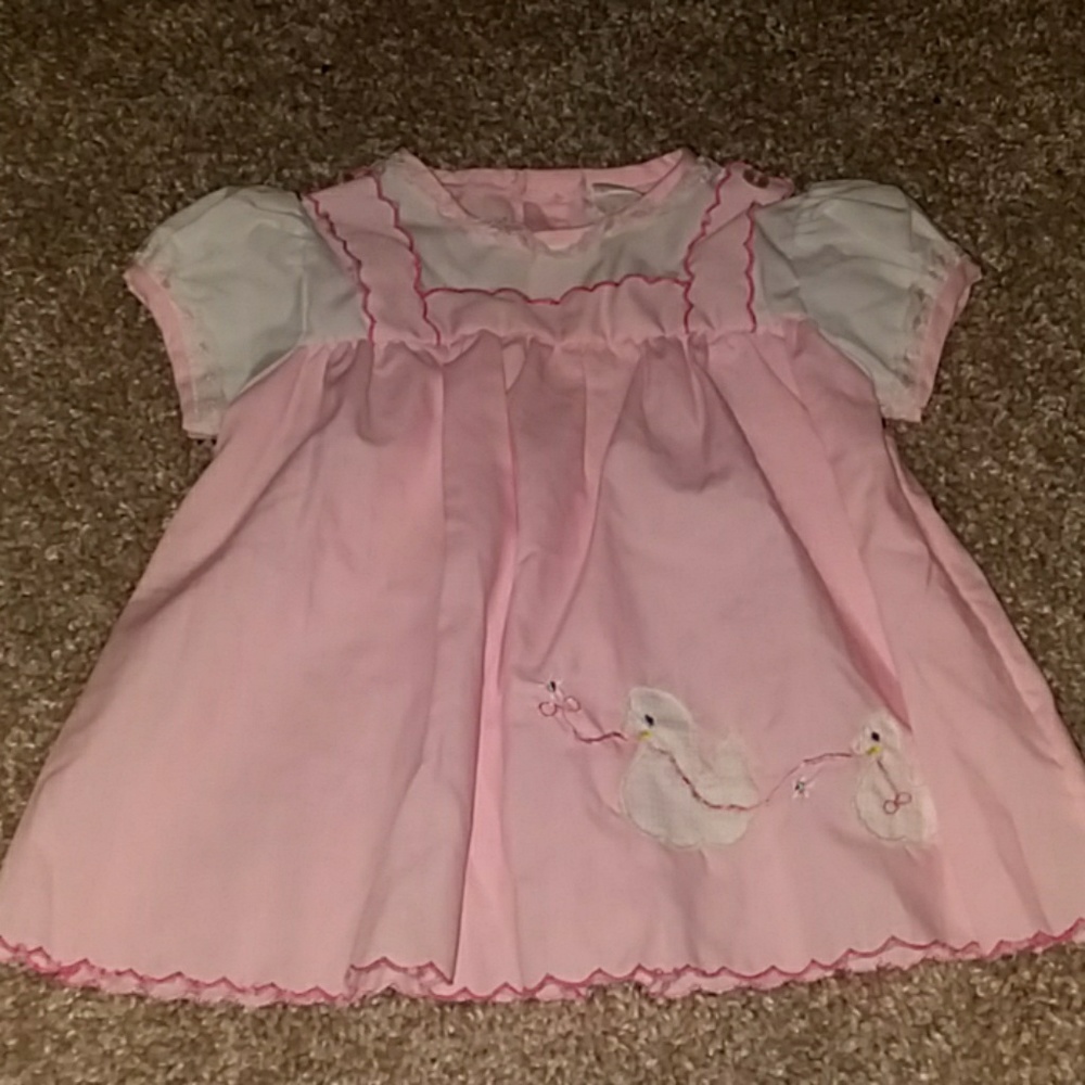 Mayfair pink 0-3m shirt vintage
